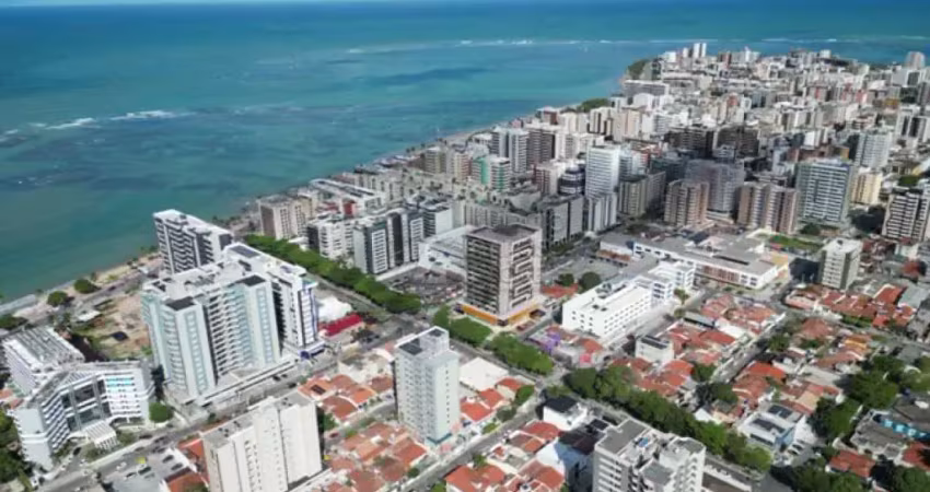 Quarto e sala com varanda - 45,73m² - edf lucarini - jatiuca