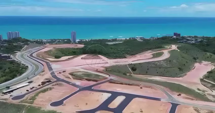 Terreno plano com 450m² no condomínio tramonto em jacarecica