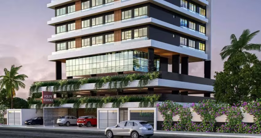 Apartamento studio em andar alto frente rua no edf volpe