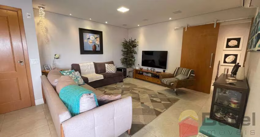 Apartamento mobiliado para venda em santo andré, vila scarpelli, 3 dormitórios, 3 suítes, 4 banheiros, 3 vagas