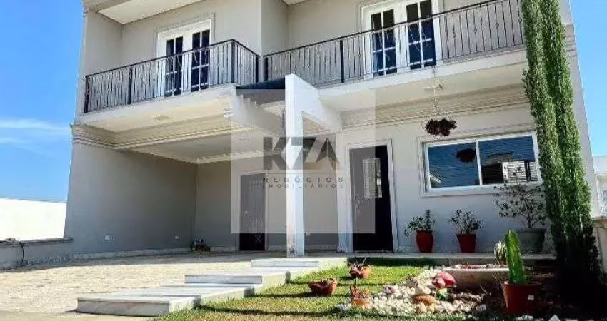 Residencial le france - casa alto padrão - sobrado mobiliado à venda em condominio le france, sorocaba - sp
