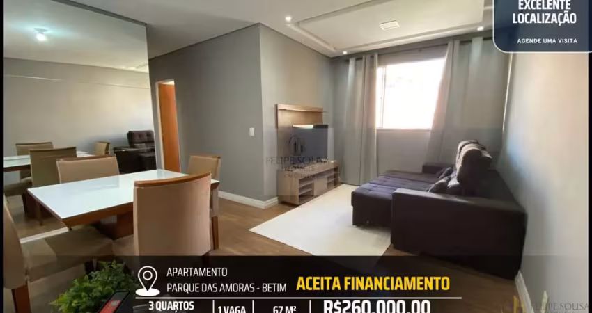 Sua oportunidade no parque das amoras - 3 quartos e 1 vaga