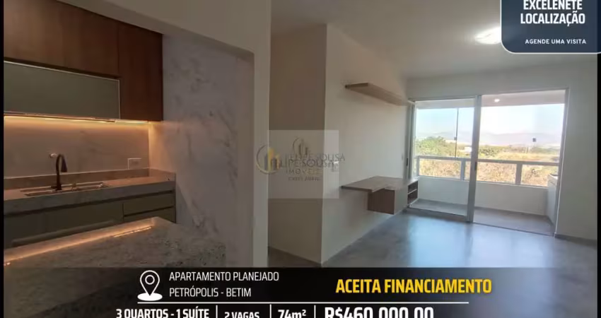 Apartamento com alto padrão de acabamento todo planejado - 3 quartos e 2 vagas