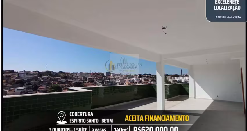 Cobertura disponível - 3 quartos e 3 vagas - linda vista