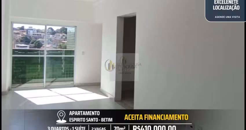 Apartamento 3 quartos e 2 vagas no espírito santo em betim - 2 andar - elevador