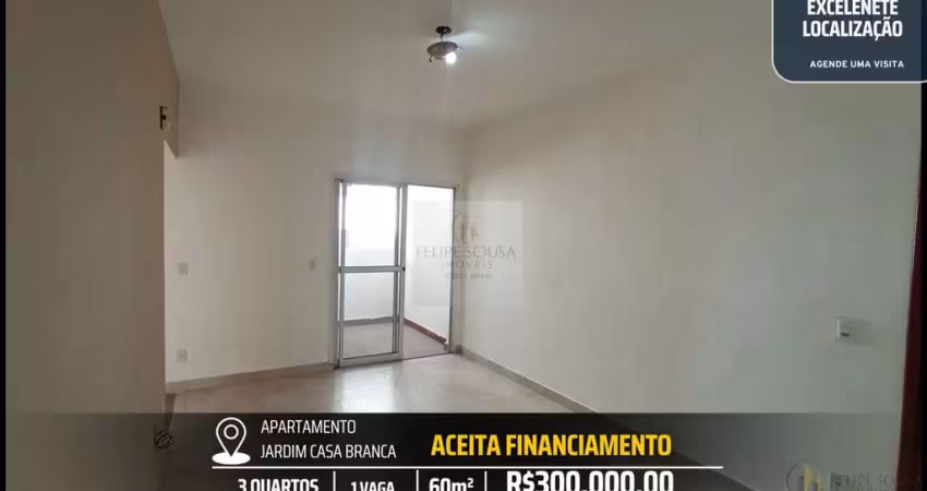 Apartamento em torre única a 500 metros do centro da cidade - 3 quartos e 1 vaga