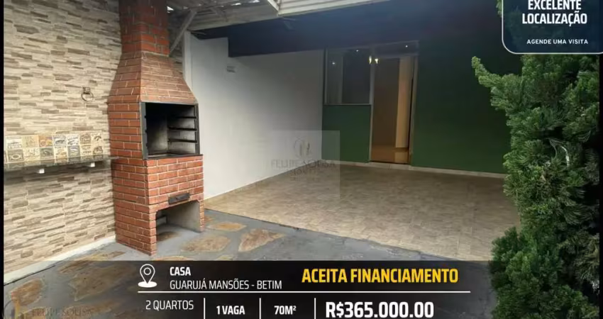 Casa com 2 quartos à venda no Guarujá Mansões, Betim 