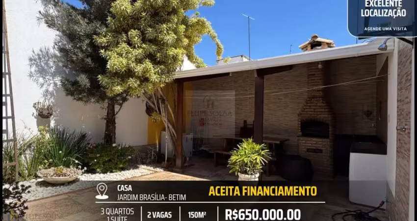 Casa com 3 quartos à venda no Jardim Brasília, Betim 