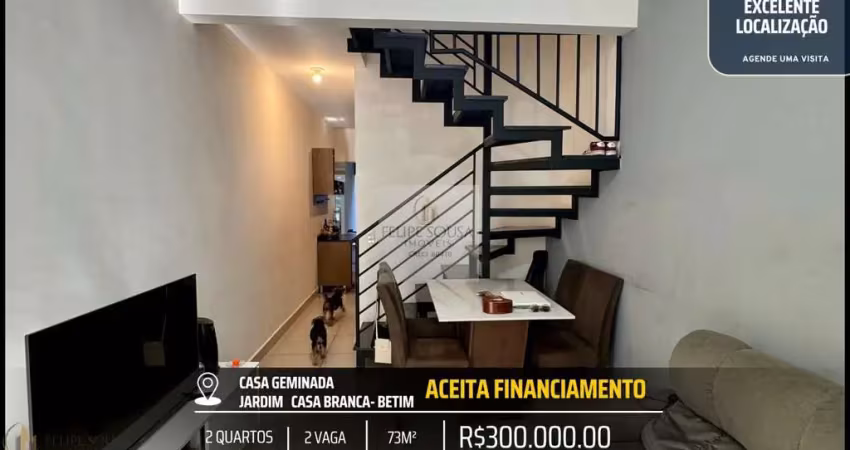 Casa com fino acabamento próximo ao centro - 2 quartos 1 climatizado