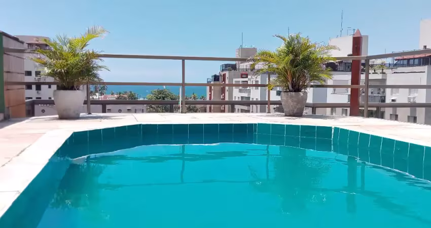 Cobertura, 3 quartos, 4 vagas, com vista para mar da praia da enseada, guarujá sp.