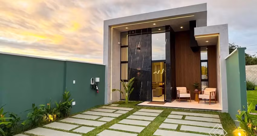 Casa em steel frame com 3 quartos em condomínio no eusébio, ce
