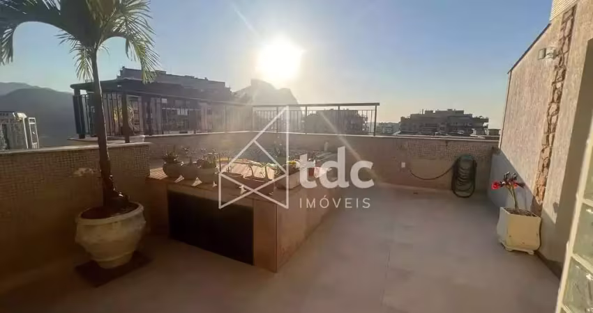 Cobertura para venda com 3 quartos, 210m² - barra da tijuca - rio de janeiro/rj