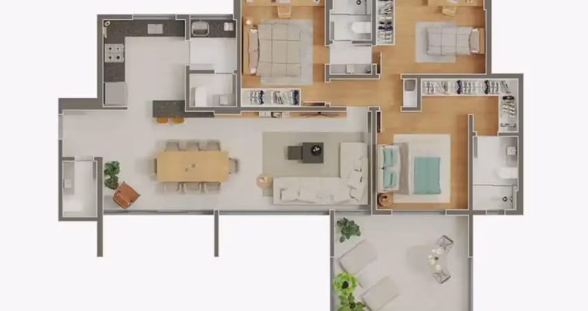 Cobertura à venda no terrace santa lúcia com 4 quartos e 414m²