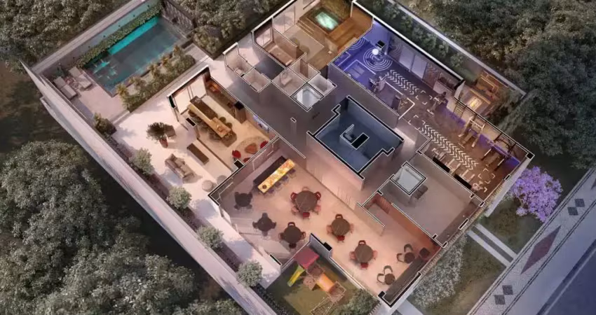Cobertura à venda no downtown com 2 quartos e 128m²