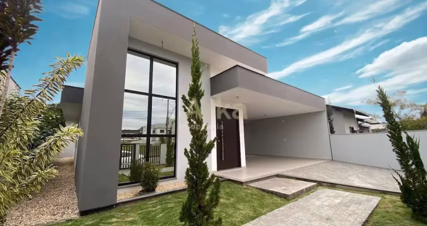 Casa térrea com 1 suíte + 2 quartos e área gourmet no três rios do sul – jaraguá do sul