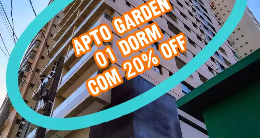 Lançamento garden – 1 suíte – lazer – próximo à praia e shopping praiamar