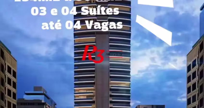 Lançamento exclusivo na ponta da praia – santos/sp  apartamentos de alto padrão com 3 ou 4 suítes e metragens que vão de 156 m² a 392 m² no bairro mais desejado da cidade.