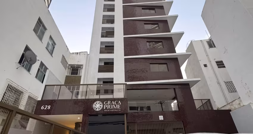 Apartamento quarto e sala alto luxo com 38m2 | mobiliado | andar alto