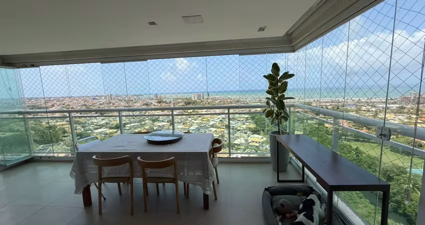 Apartamento com 4/4 - vista mar - andar alto - art residence piatã