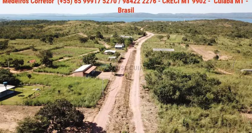 04 terrenos juntos no recanto paraíso do manso no lago do manso em cuiabá mt