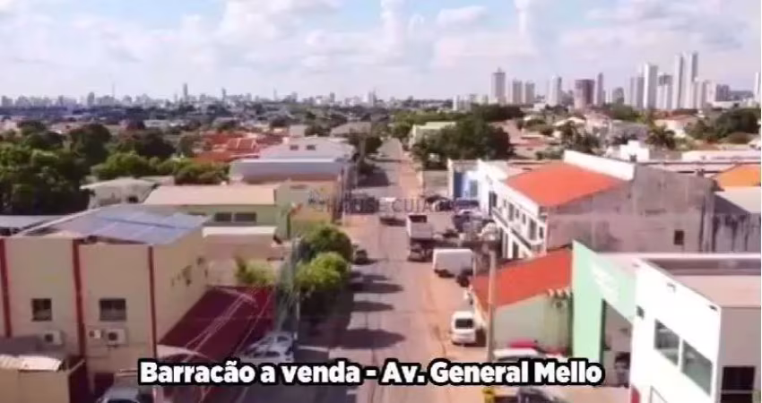 Barracão de 600 m², com área construída de 550 m², na av. general mello na cidad