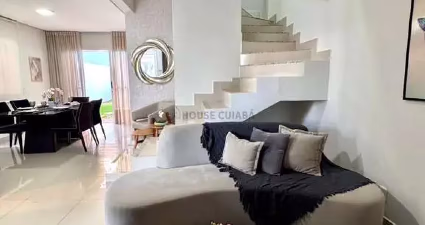 Alugo casa com 3 quartos - mobiliada - alto padrão _ malibu residence