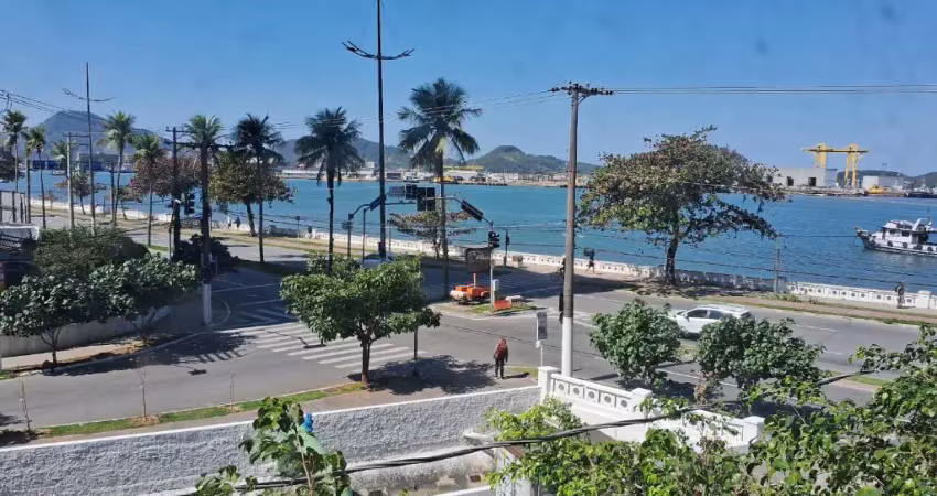 Conjunto comercial c/ vista para o mar no bairro ponta da praia - santos/sp