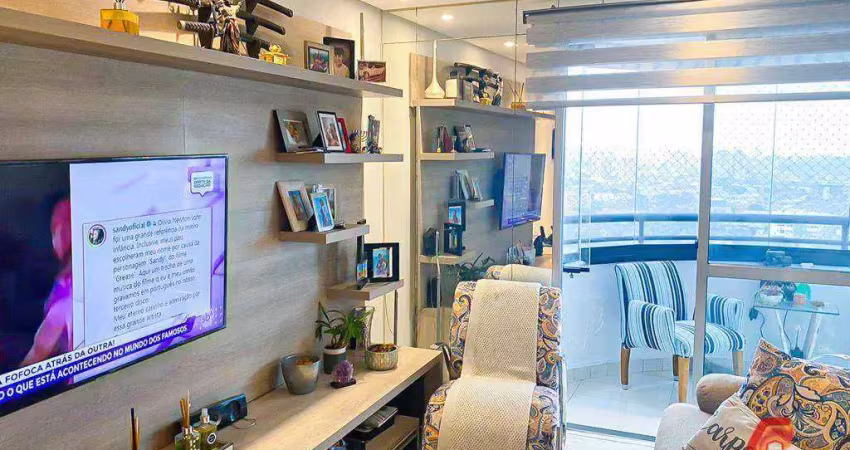Apartamento com 67 m², 2 dormitórios sendo 1 suíte e 1 vaga no tatuapé
