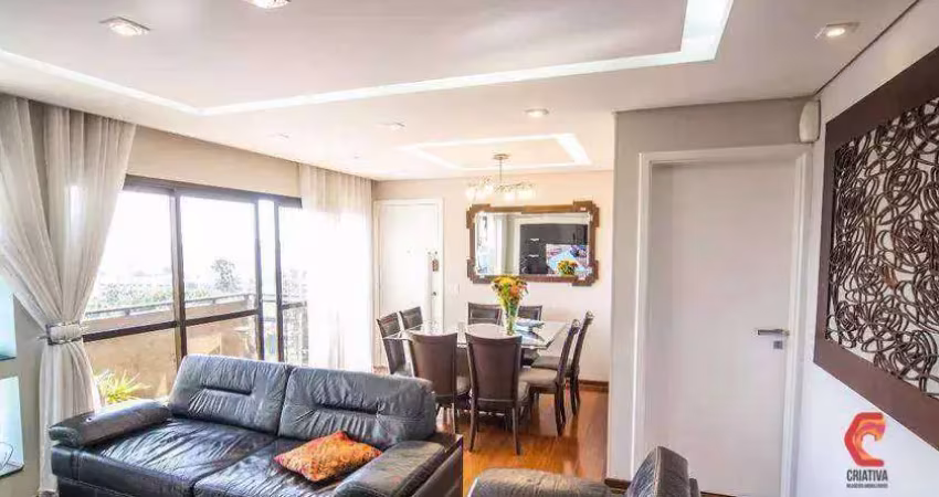 Apartamento com 110 m², 3 dormitórios sendo 1 suíte e 2 vagas no tatuapé
