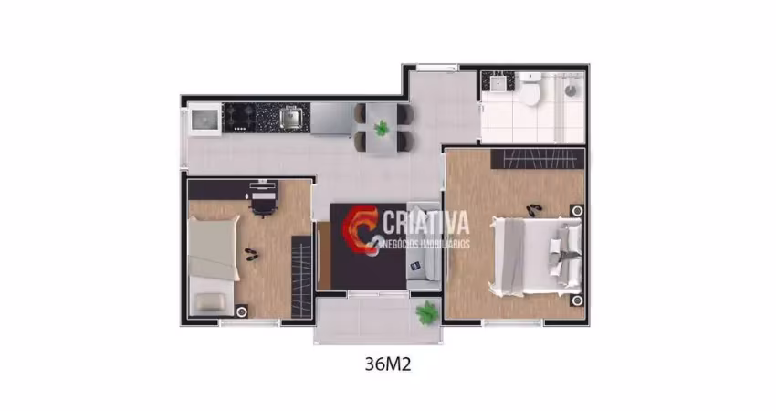 Apartamento com 1 quarto à venda na Rua Pico Negro, Vila Regente Feijó, São Paulo
