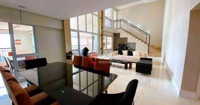 Apartamento duplex com  315 m2 e3 dormitórios à venda no central park tatuapé