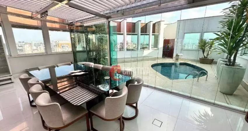 Cobertura com 4 dormitórios à venda, 516 m² - jardim anália franco - são paulo/sp