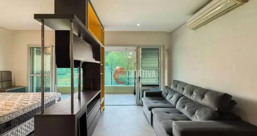 Apartamento com 1 dormitório à venda, 55 m²- frente ao shopping anália franc