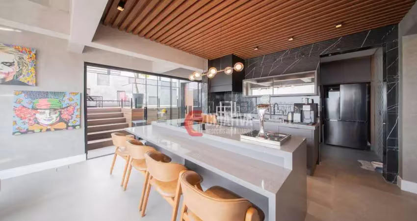 Cobertura cinematográfica com 3 dormitórios à venda, 165 m² por r$ 3.990.000 - vila gomes cardim - são paulo/sp