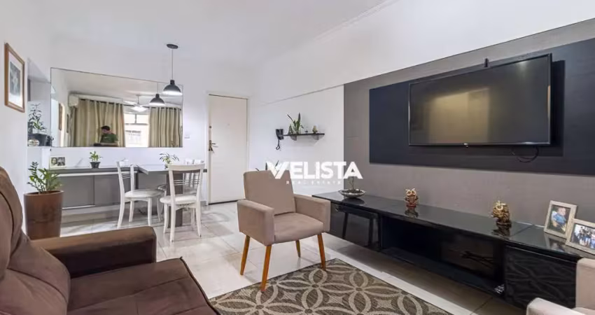 Apartamento com 1 dormitório à venda, 44 m² por r$ 380.000,00 - josé menino - santos/sp