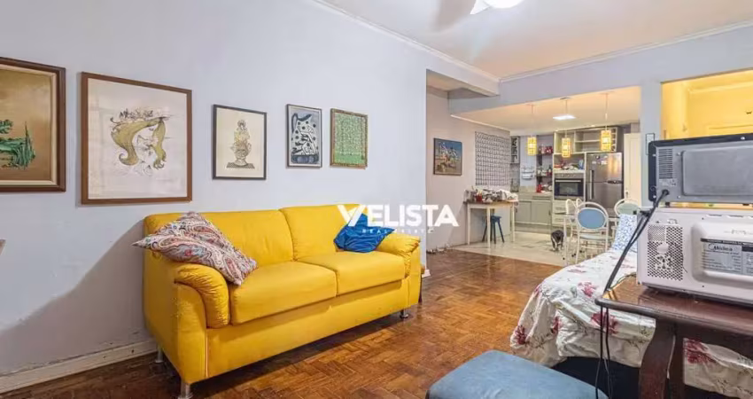 Apartamento com 2 dormitórios à venda, 127 m² por r$ 638.000,00 - gonzaga - santos/sp