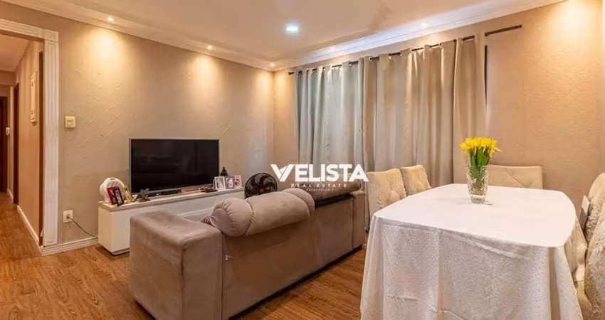 Apartamento com 2 dormitórios, 79 m² com garagem fechada por r$ 540.000 - campo grande - santos