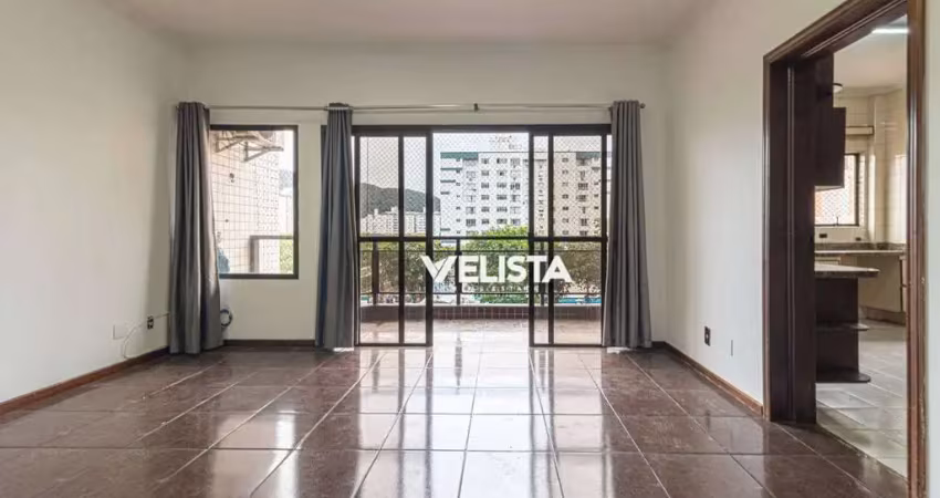 Apartamento com 3 dormitórios à venda, 134 m² por r$ 770.000,00 - campo grande - santos/sp