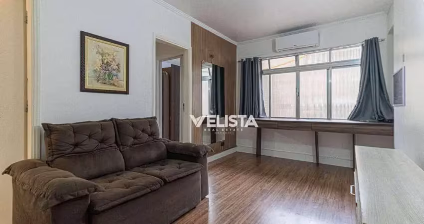 Apartamento com 1 dormitório à venda, 33 m² por r$ 375.000,00 - gonzaga - santos/sp
