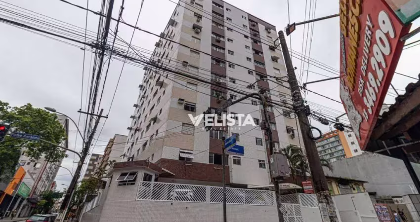 Apartamento com 1 dormitório à venda, 46 m² por r$ 250.000,00 - centro - são vicente/sp