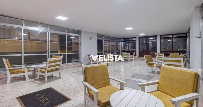 Apartamento com 1 dormitório à venda, 49 m² por r$ 350.000,00 - josé menino - santos/sp
