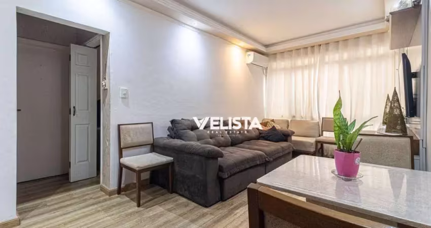 Apartamento com 1 dormitório à venda, 47 m² por r$ 290.000,00 - itararé - são vicente/sp