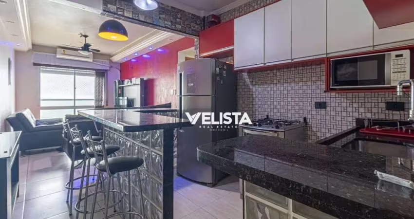 Apartamento com 3 dormitórios à venda, 67 m² por r$ 640.000,00 - aparecida - santos/sp