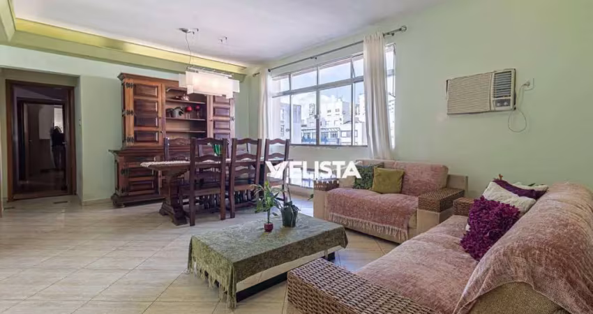 Apartamento com 3 dormitórios à venda, 165 m² por r$ 850.000 - gonzaga - santos