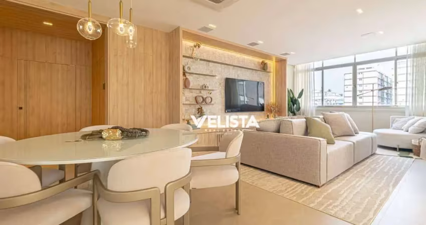 Apartamento com 3 dormitórios à venda, 159 m² por r$ 2.300.000,00 - gonzaga - santos/sp