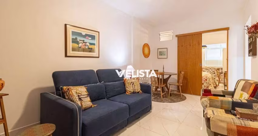 Apartamento com 1 dormitório à venda, 44 m² por r$ 375.000 - ponta da praia - santos