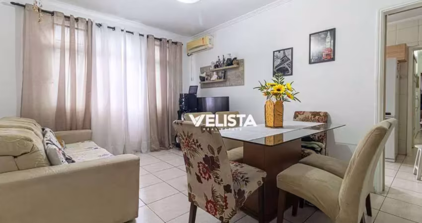 Apartamento com 2 dormitórios à venda, 76 m² por r$ 390.000,00 - vila matias - santos/sp