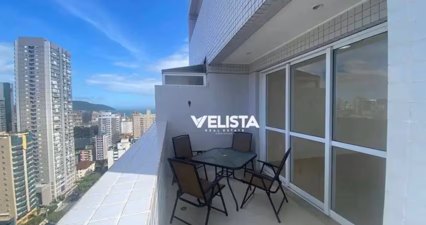 Apartamento duplex com 3 dormitórios à venda, 147 m² por r$ 2.010.000,00 - gonzaga - santos/sp