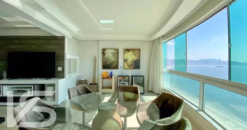 Apartamento com 3 dormitórios à venda, 186 m² por r$ 6.500.000,00 - frente mar sul - balneário camboriú/sc