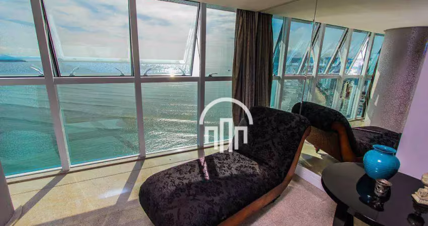 Cobertura duplex com 4 suítes, 702m², à venda no costão da barra em balneário camboriú